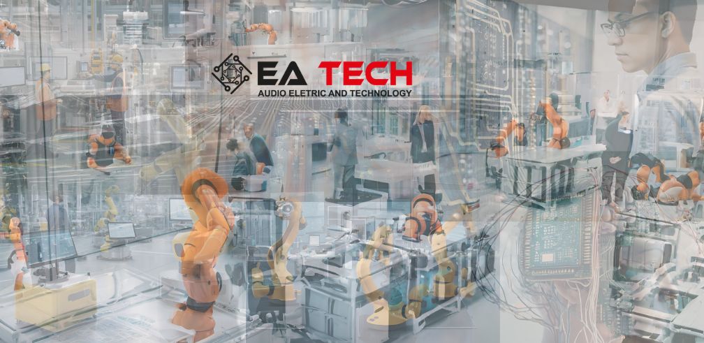 Equipe técnica da EATECH em ambiente industrial